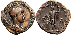 Roman Empire Gordian III AD 238-239 Æ Sestertius Very Fine