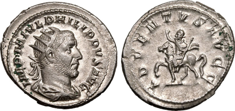 ROMAN EMPIRE. Philip I. 
Silver antoninianus, AD 244-247. Rome. 
Obv: IMP M IV...