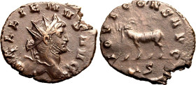 Roman Empire Gallienus AD 260-268 Billon Antoninianus About Extremely Fine