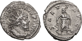 Roman Empire Postumus AD 260-269 BI Antoninianus About Good Very Fine; a detailed portrait of Aesculapius