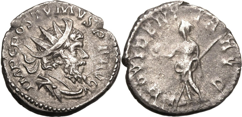 ROMAN EMPIRE. Postumus. 
Billon antoninianus, AD 260-269. Treveri. 
Obv: IMP C...