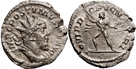 Roman Empire Postumus AD 260-269 BI Antoninianus Very Fine, toned