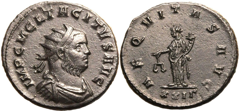 ROMAN EMPIRE. Tacitus. 
Billon antoninianus, AD 275-276. Rome. 
Obv: IMP C M C...
