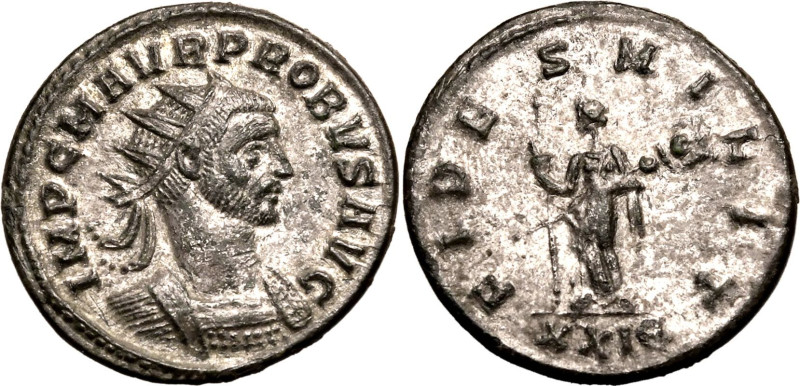 ROMAN EMPIRE. Probus. 
Billon antoninianus, AD 276-282. Rome. 
Obv: MP C M AVR...