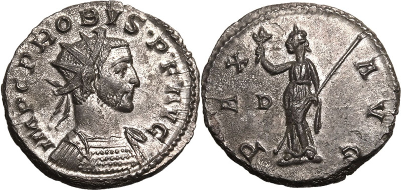 ROMAN EMPIRE. Probus. 
Billon antoninianus, AD 282. Lugdunum. 
Obv: IMP C PROB...