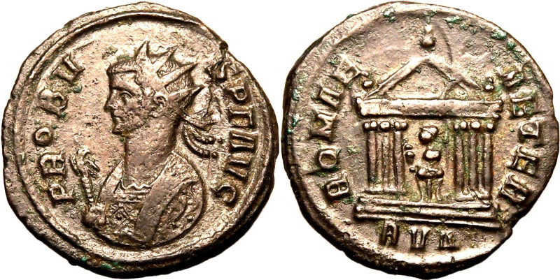 ROMAN EMPIRE. Probus. 
Billon antoninianus, AD 282. Rome. 
Obv: PROBVS P F AVG...