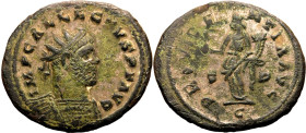 Roman Empire Allectus AD 293-296 BI Antoninianus About Good Very Fine