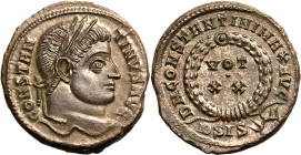 Roman Empire Constantine I 'the Great' AD 321-324 BI Nummus Extremely Fine