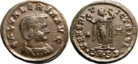 Roman Empire Galeria Valeria (wife of Galerius) AD 307-308 BI Nummus Good Very Fine; wonderfully centred on the flan, attractive dark patina