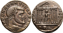 Roman Empire Maxentius AD 308-310 BI Nummus Good Very Fine