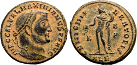 Roman Empire Maximinus II AD 308-310 BI Nummus Good Very Fine