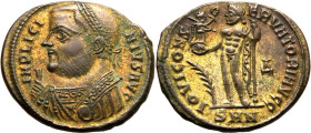 Roman Empire Licinius I AD 313-314 BI Nummus About Extremely Fine; silvering