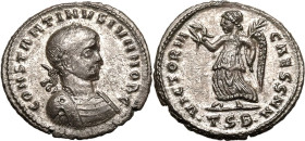 Roman Empire Constantine II (Caesar) AD 319 BI Nummus About Good Very Fine; well-centred, much silvering remaining