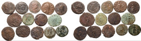 Roman Empire Various Emperors 3rd-4th centuries AD 14 x BI/AE Denominations About Very Fine - Very Fine
