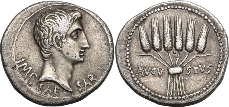 ROMAN PROVINCIAL. IONIA, EPHESUS. Augustus. 
Silver cistophoric tetradrachm, ci...