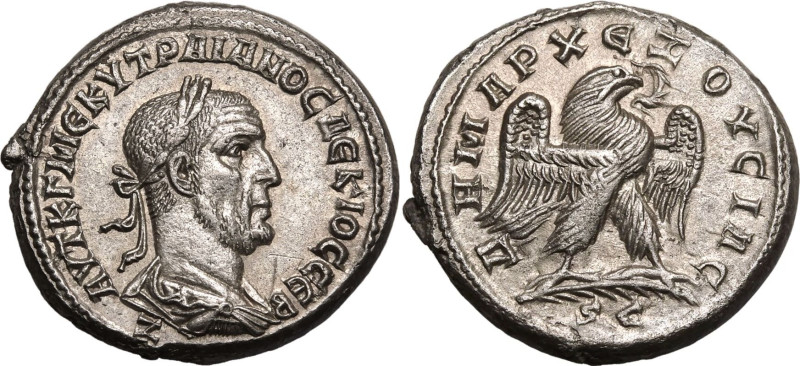 ROMAN PROVINCIAL. SELEUCIS AND PIERIA, ANTIOCH. Trajan Decius. 
Billon tetradra...