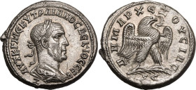 Roman Provincial: Seleucis and Pieria, Antioch Trajan Decius AD 249-250 BI Tetradrachm Extremely Fine; a striking portrait