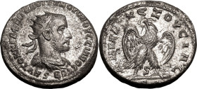 Roman Provincial: Seleucis and Pieria, Antioch Volusian AD 251 BI Tetradrachm About Extremely Fine; areas of roughness