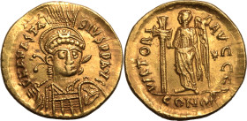 Byzantine Empire Anastasius I AD 491-498 AV Solidus Good Very Fine; well-centred