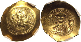 Byzantine Empire Michael VII 'Ducas' AD 1071-1078 AV Histamenon Nomisma NGC Ch VF Strike: 5/5 Surface: 2/5, edge crimps
