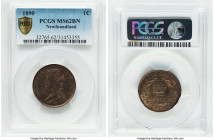 Newfoundland. Victoria Cent 1890 MS62 Brown PCGS, London mint, KM1. Scarce date in any meaningful condition, and one of the very few we have offered i...