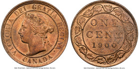 Victoria Cent 1900-H MS64 Red and Brown NGC, Heaton mint, KM7. HID09801242017 © 2024 Heritage Auctions | All Rights Reserved