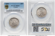 Victoria 25 Cents 1900 MS62 PCGS, London mint, KM5. HID09801242017 © 2024 Heritage Auctions | All Rights Reserved