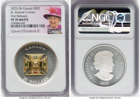 Elizabeth II gilt-silver Matte Proof "St. Edward's Crown" 20 Dollars 2023 PR70 NGC, Mintage: 6,000. First Releases. HID09801242017 © 2024 Heritage Auc...