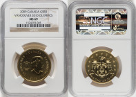 Elizabeth II gold "Vancouver 2010 Olympics" 50 Dollars (1 oz) 2009 MS69 NGC, Royal Canadian mint, KM1037. HID09801242017 © 2024 Heritage Auctions | Al...