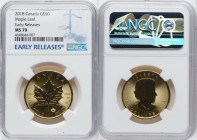 Elizabeth II gold "Maple Leaf" 50 Dollars (1 oz) 2018 MS70 NGC, KM1488. Early Releases. A perfect representative of the type with a mesmerizing cartwh...