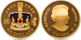 Elizabeth II gold Proof "Queen Elizabeth's 80th Birthday" 300 Dollars 2006 PR69 Deep Cameo PCGS, Royal Canadian mint, KM679. HID09801242017 © 2024 Her...