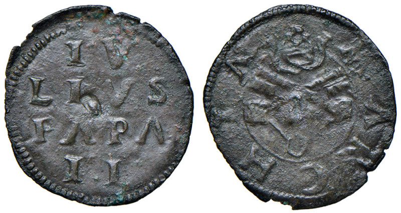 Ancona. Giulio II (1503-1513). Picciolo MI gr. 0,62. Muntoni 76. Berman 596. Dub...