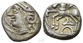 WESTERN EUROPE. Central Gaul. Lingones. Quinarius (1st century BC). "Kaletedou" type