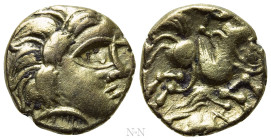 WESTERN EUROPE. Northwest Gaul. Aulerci Eburovices (80-50 BC). GOLD 1/4 Stater