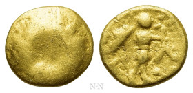 CENTRAL EUROPE. Boii. GOLD 1/24 Stater (2nd-1st centuries BC). "Athena Alkis" type