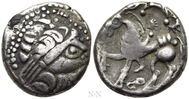 EASTERN EUROPE. Imitations of Philip II of Macedon (2nd-1st centuries BC). AE Te...