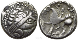 EASTERN EUROPE. Imitations of Philip II of Macedon (2nd-1st centuries BC). AE Tetradrachm. "Kapostaler" type