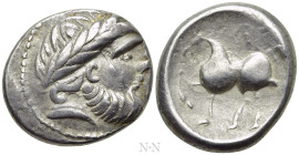 EASTERN EUROPE. Imitations of Philip II of Macedon (2nd-1st centuries BC). Tetradrachm. "Kugelwange ohne Ringel" type
