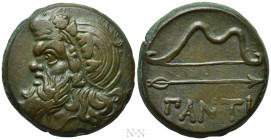 CIMMERIAN BOSPOROS. Pantikapaion. Ae (Circa 340-325 BC)