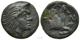 CIMMERIAN BOSPOROS. Pantikapaion. Ae (Circa 340-325 BC)