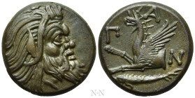 CIMMERIAN BOSPOROS. Pantikapaion. Ae (Circa 310-304/3 BC)