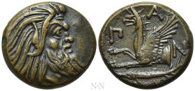 CIMMERIAN BOSPOROS. Pantikapaion. Ae (Circa 310-304/3 BC)