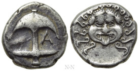 THRACE. Apollonia Pontika. Drachm (Late 5th-4th centuries BC)