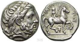 KINGS OF MACEDON. Philip II (359-336 BC). Tetradrachm. Amphipolis