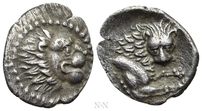 CYPRUS. Amathos. Rhoikos (King of Amathos, circa 350 BC). Obol. 

Obv: Head of...