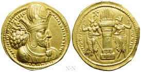 SASANIAN KINGS. Šābuhr (Shahpur) I (AD 240-272). GOLD Dinar. Mint I (“Ctesiphon”)