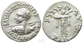 KINGS OF BAKTRIA. Menander I Soter (Circa 155-130 BC). Drachm