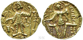 KUSHAN KINGS OF INDIA. Vasudeva II (Circa 275-300). GOLD Dinar