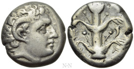 KYRENAICA. Kyrene. Time of Magas (Circa 294-275 BC). Didrachm