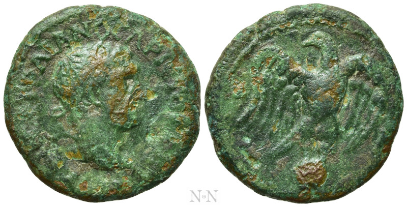 BITHYNIA. Koinon of Bithynia. Trajan (98-117). Ae. 

Obv: [...]AIANOC API[...]...